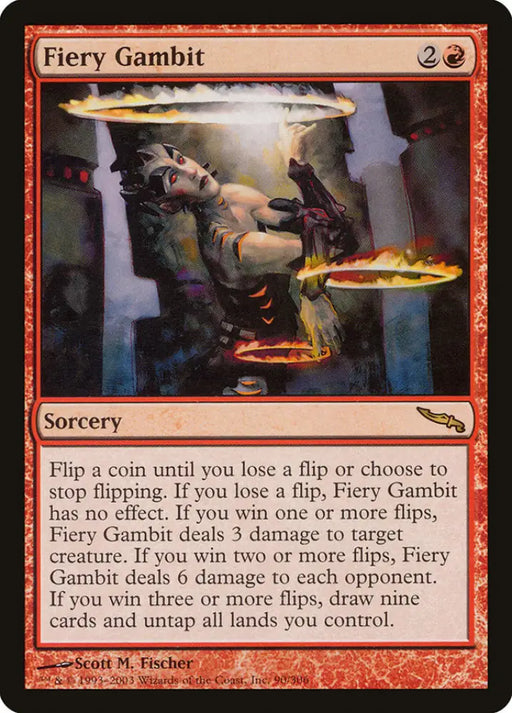 Fiery Gambit [Mirrodin] - MTG Single