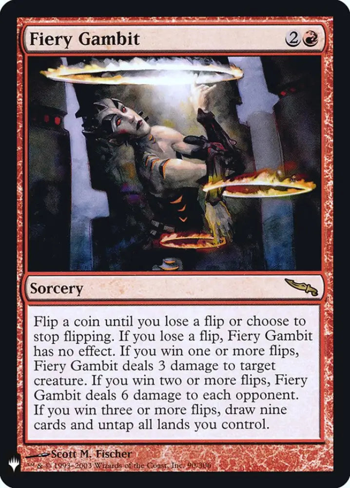 Fiery Gambit [Mystery Booster] - MTG Single