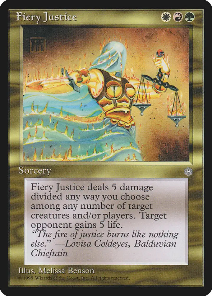 Fiery Justice [Ice Age] - MTG Single