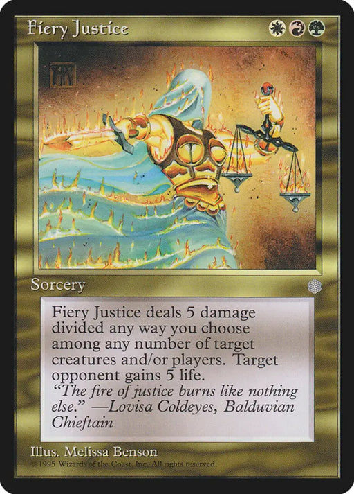 Fiery Justice [Ice Age] - MTG Single