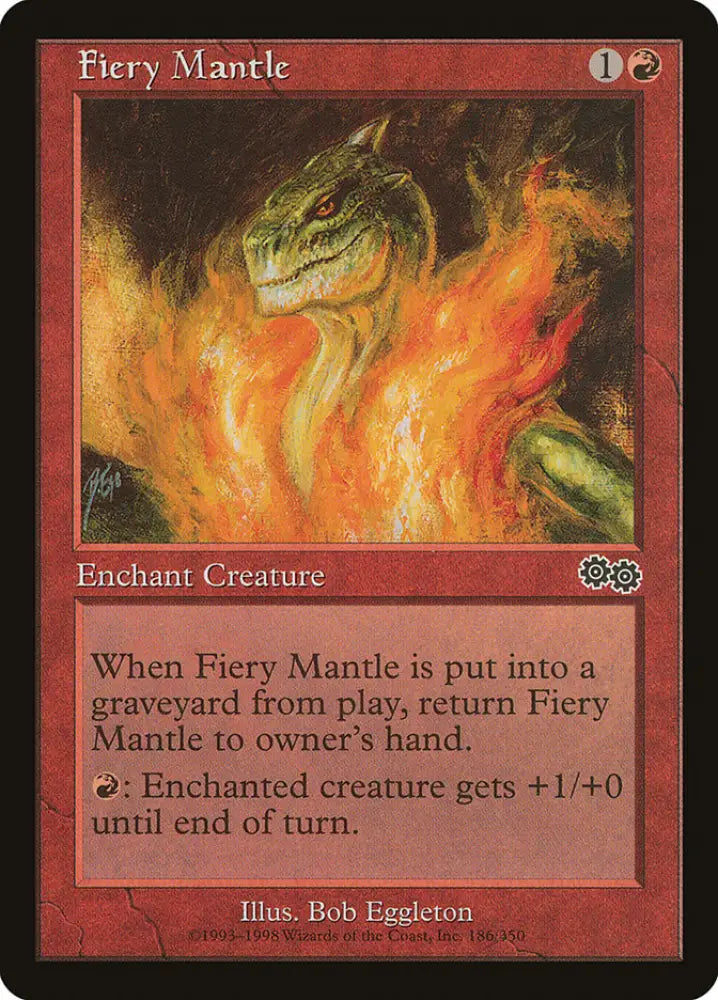 Fiery Mantle [Urza’s Saga] - MTG Single