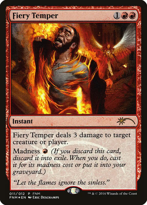 Fiery Temper [Friday Night Magic 2016] - MTG Single
