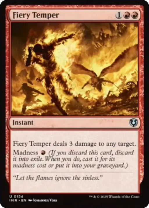 Fiery Temper [Innistrad Remastered] - MTG Single