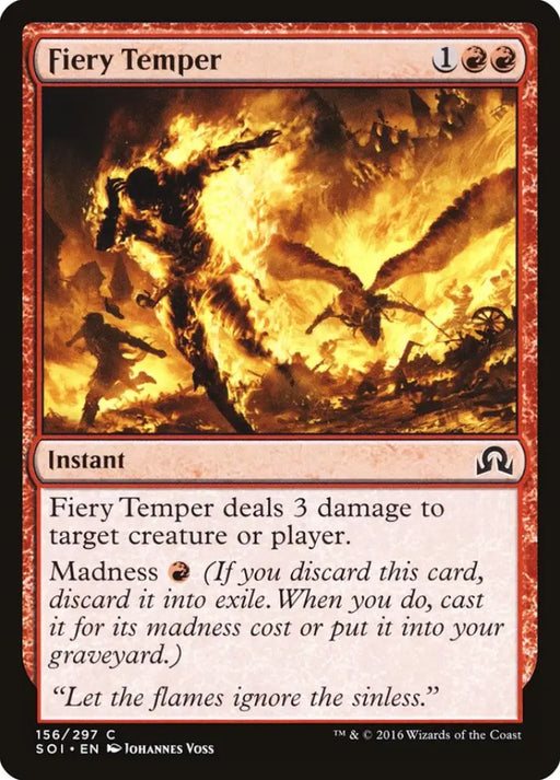 Fiery Temper [Shadows over Innistrad] - MTG Single