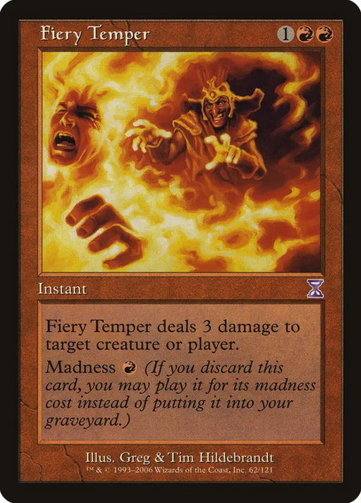 Fiery Temper [Time Spiral Timeshifted] - MTG Single