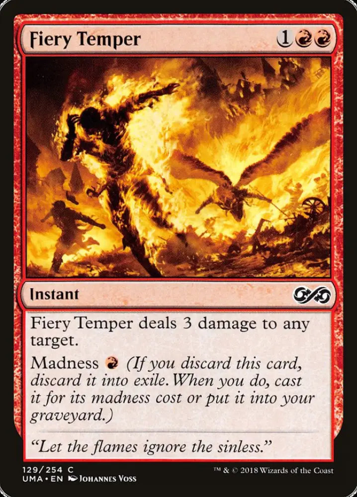 Fiery Temper [Ultimate Masters] - MTG Single