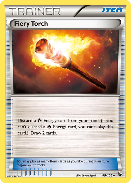 Fiery Torch (89/106) [XY: Flashfire] - Pokemon Single