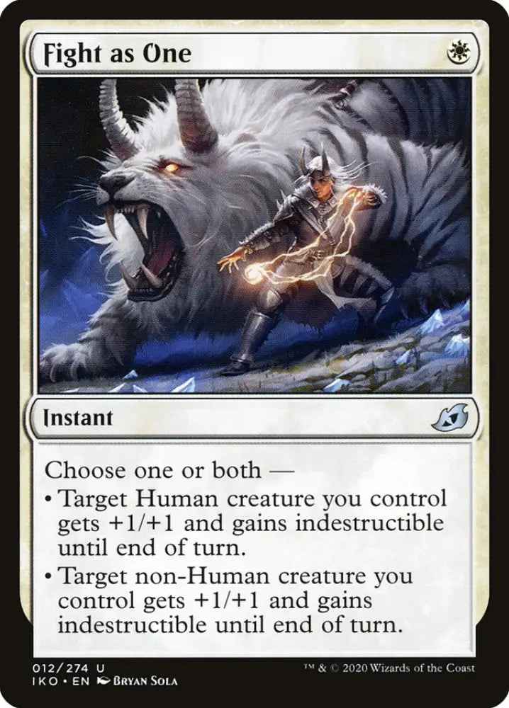 Fight as One [Ikoria: Lair of Behemoths] - MTG Single