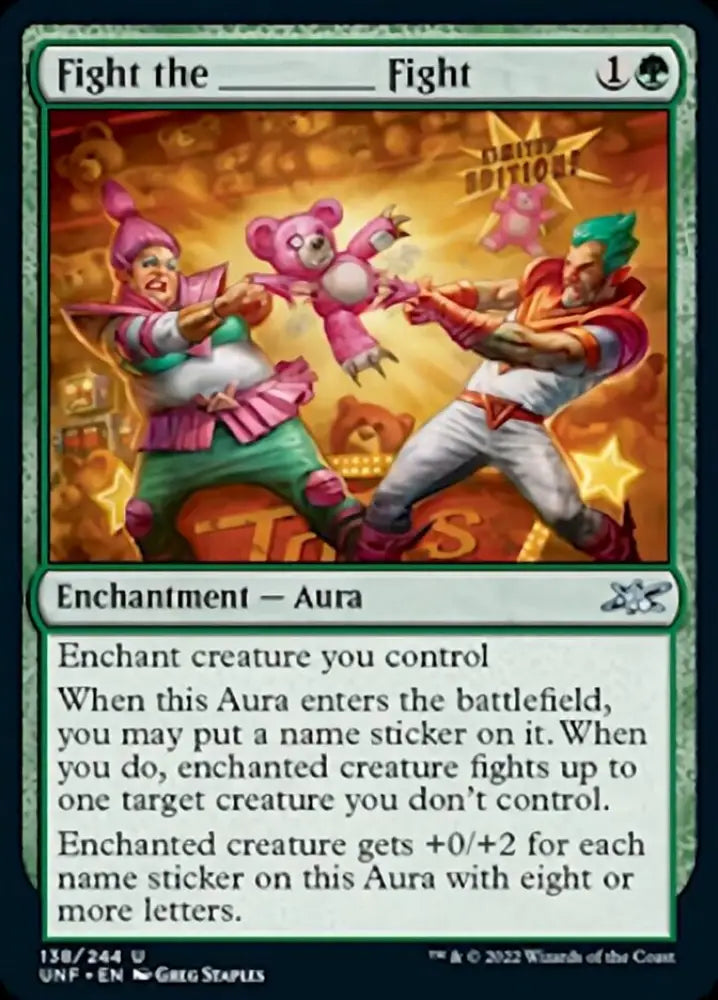 Fight the _____ Fight [Unfinity] - MTG Single