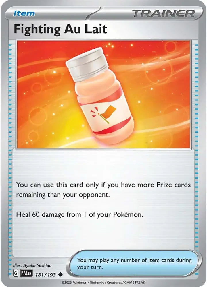 Fighting Au Lait (181/193) [Scarlet & Violet: Paldea Evolved] - Pokemon Single