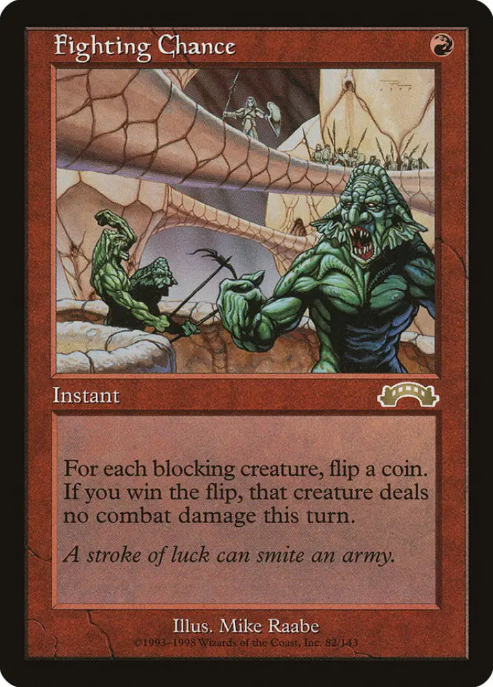 Fighting Chance [Exodus] - MTG Single