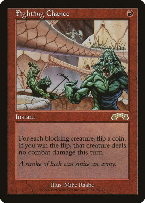 Fighting Chance [Exodus] - MTG Single