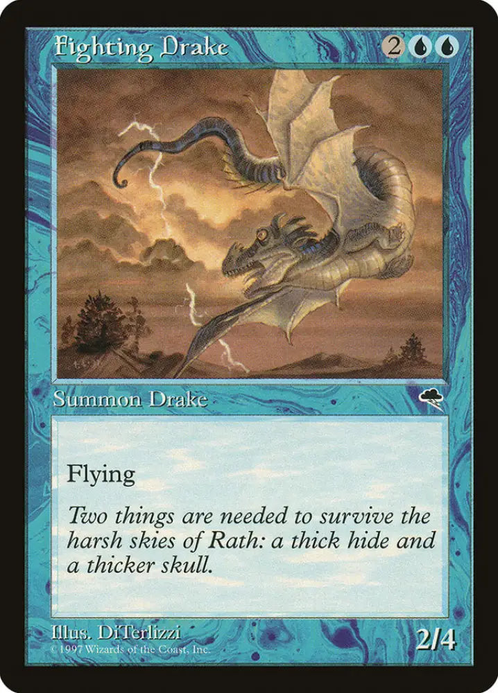 Fighting Drake [Tempest] - MTG Single