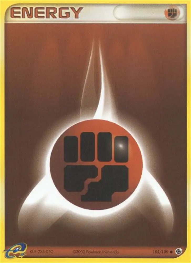 Fighting Energy (105/109) [EX: Ruby & Sapphire] - Pokemon Single