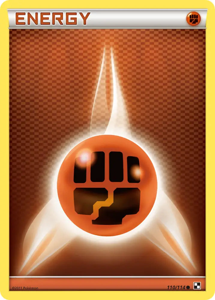 Fighting Energy (110/114) [Black & White: Base Set] - Pokemon Single