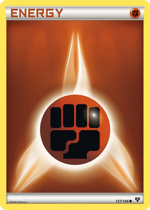 Fighting Energy (137/146) [XY: Base Set] - Pokemon Single