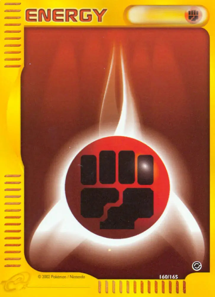 Fighting Energy (160/165) [Expedition: Base Set] - Pokemon Single