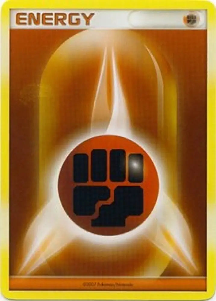Fighting Energy (2007 Unnumbered D P Style) [League & Championship Cards] - Pokemon Single
