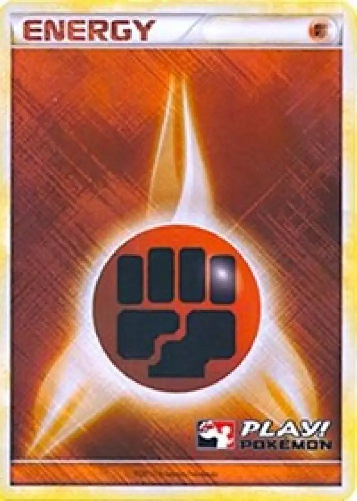 Fighting Energy (2010 Play Pokemon Promo) [League & Championship Cards] - Pokemon Single