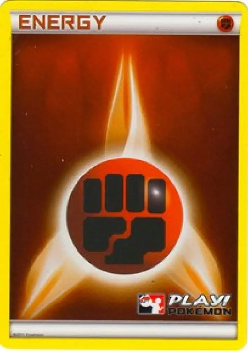 Fighting Energy (2011 Play Pokemon Promo) [League & Championship Cards] - Pokemon Single