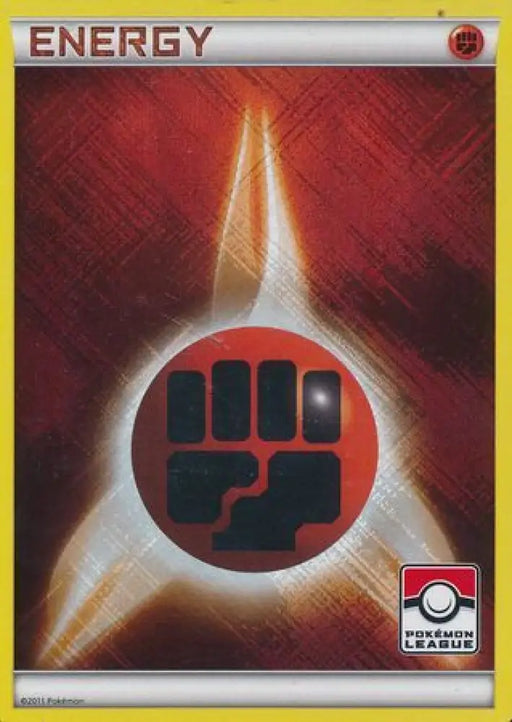 Fighting Energy (2011 Pokemon League Promo) [League & Championship Cards] - Pokemon Single