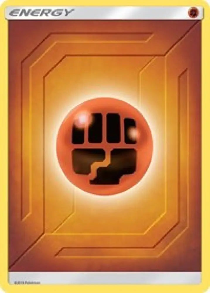 Fighting Energy (2019 Unnumbered) [Sun & Moon: Team Up] - Pokemon Single
