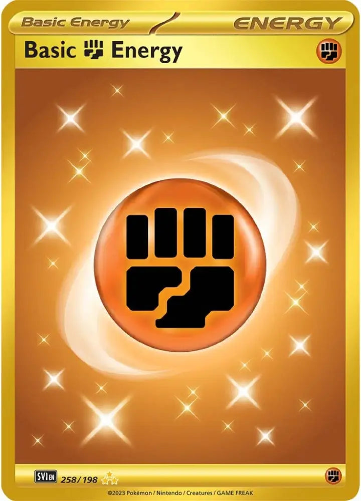 Fighting Energy (258/198) [Scarlet & Violet: Base Set] - Pokemon Single