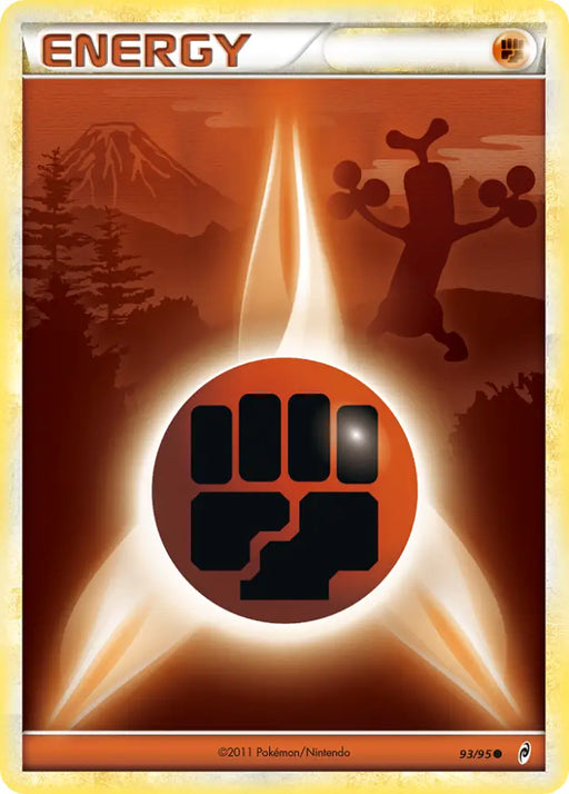 Fighting Energy (93/95) [HeartGold & SoulSilver: Call of Legends] - Pokemon Single