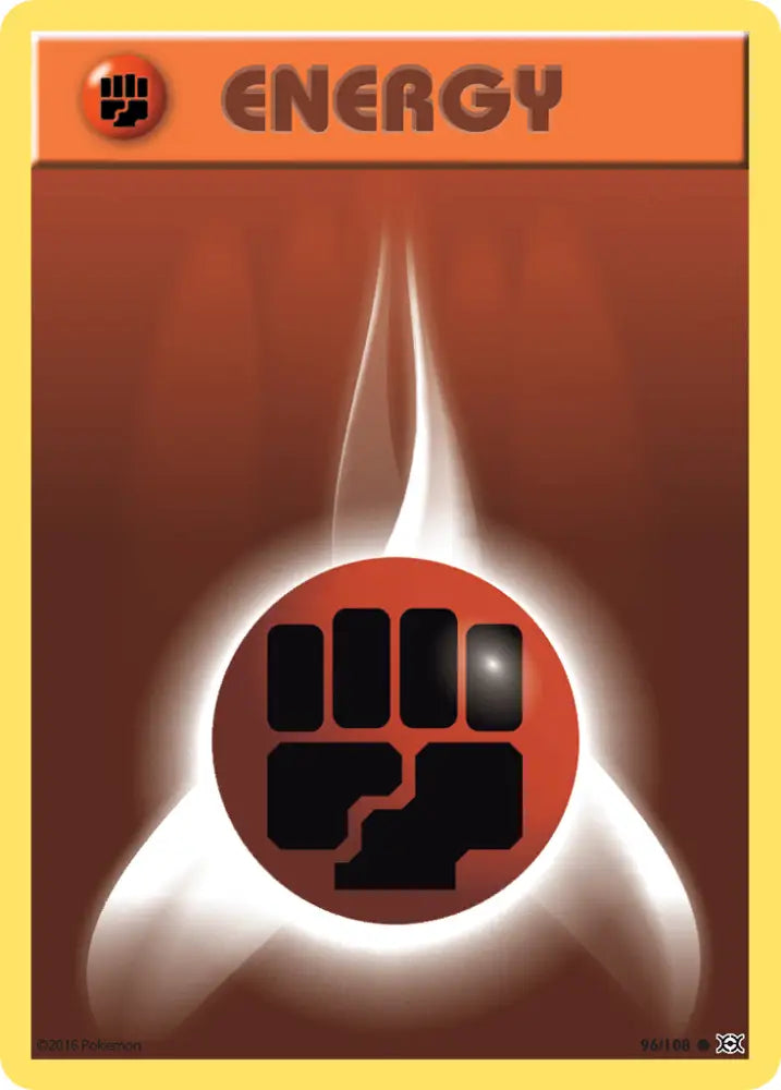 Fighting Energy (96/108) [XY: Evolutions] - Pokemon Single