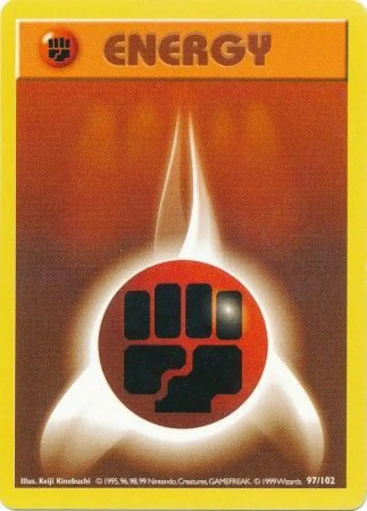 Fighting Energy (97/102) [Base Set Shadowless Unlimited] - Pokemon Single