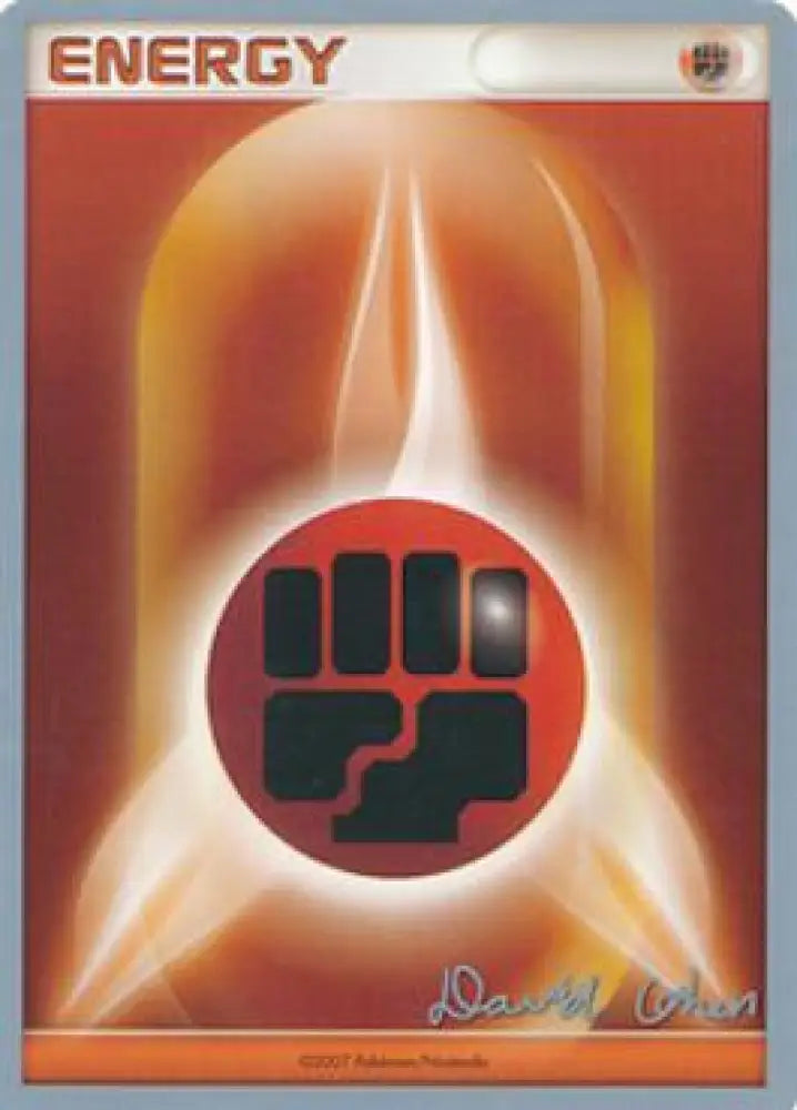Fighting Energy (Stallgon - David Cohen) [World Championships 2009] - Pokemon Single