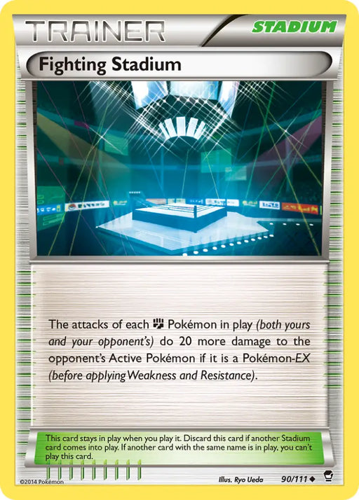 Fighting Stadium (90/111) [XY: Furious Fists] - Pokemon Single