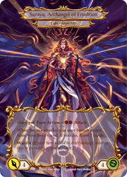 Figment of Erudition // Suraya Archangel of Erudition (Marvel) [Dusk Till Dawn] Cold Foil - Flesh And Blood Single