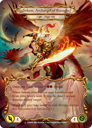 Figment of Ravages // Sekem Archangel of Ravages (Marvel) [Dusk Till Dawn] Cold Foil - Flesh And Blood Single