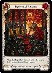 Figment of Ravages // Sekem Archangel of Ravages (Marvel) [Dusk Till Dawn] Cold Foil - Flesh And Blood Single