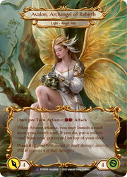 Figment of Rebirth // Avalon Archangel of Rebirth (Marvel) [Dusk Till Dawn] Cold Foil - Flesh And Blood Single