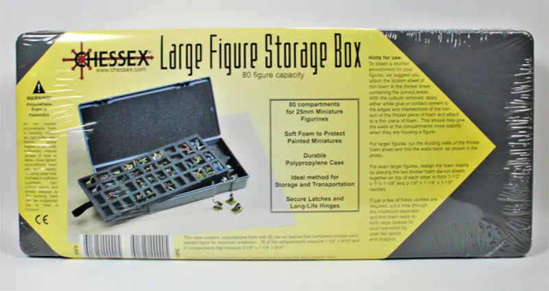 FIGURE STORAGE BOX - LARGE 25MM 80 FIG - D&D