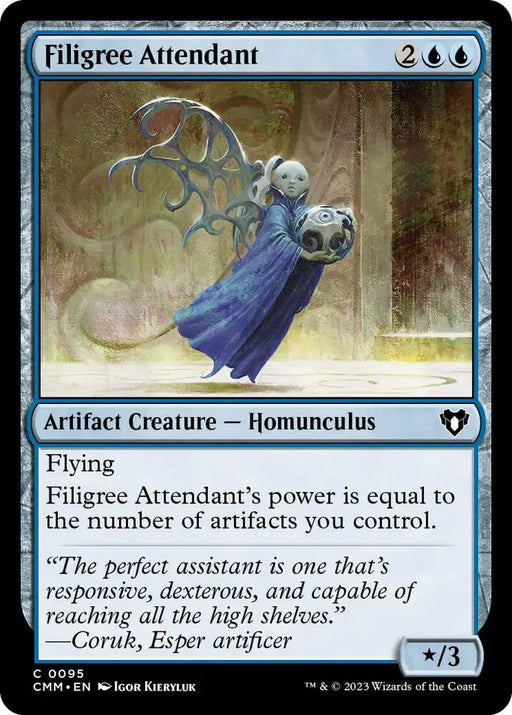 Filigree Attendant (95) [Commander Masters]
