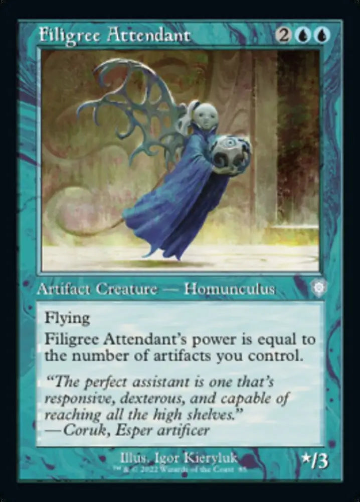 Filigree Attendant (Retro) [The Brothers’ War Commander] - MTG Single