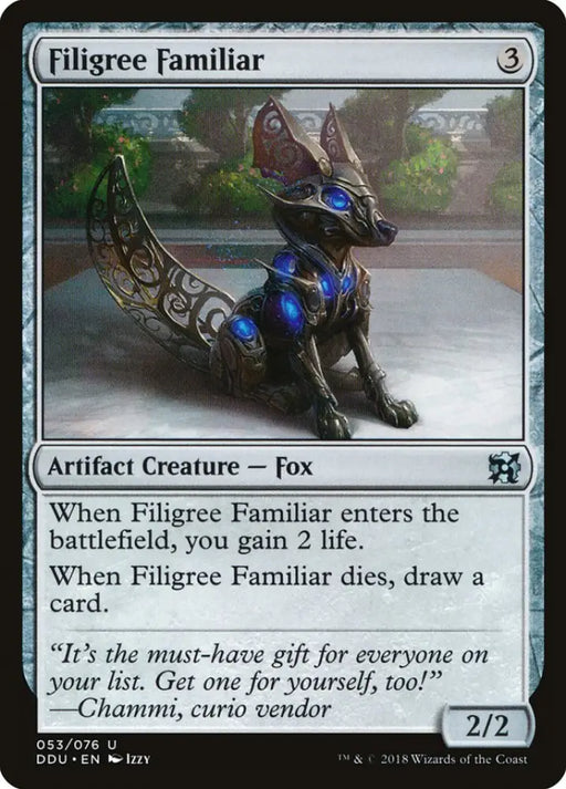 Filigree Familiar [Duel Decks: Elves vs. Inventors] - MTG Single