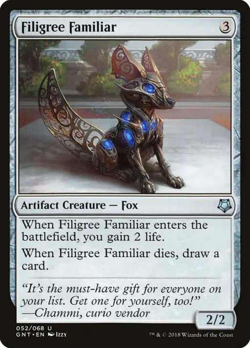 Filigree Familiar [Game Night 2018] - MTG Single