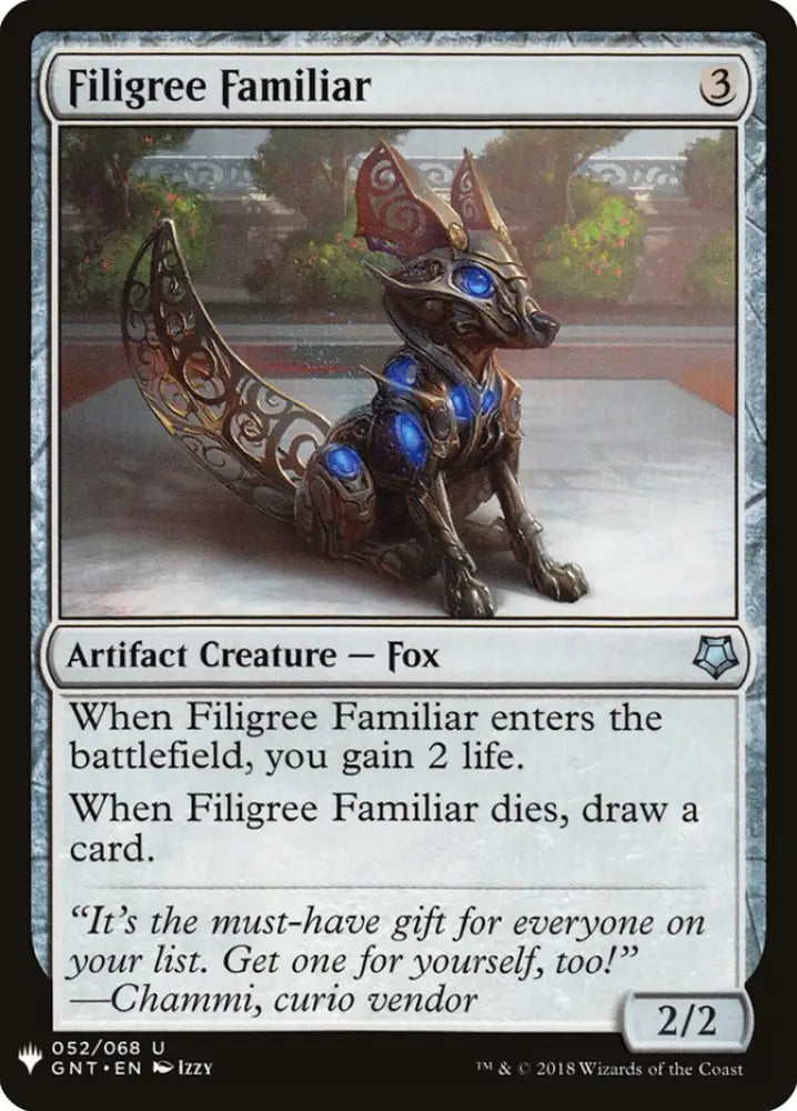 Filigree Familiar [Mystery Booster] - MTG Single