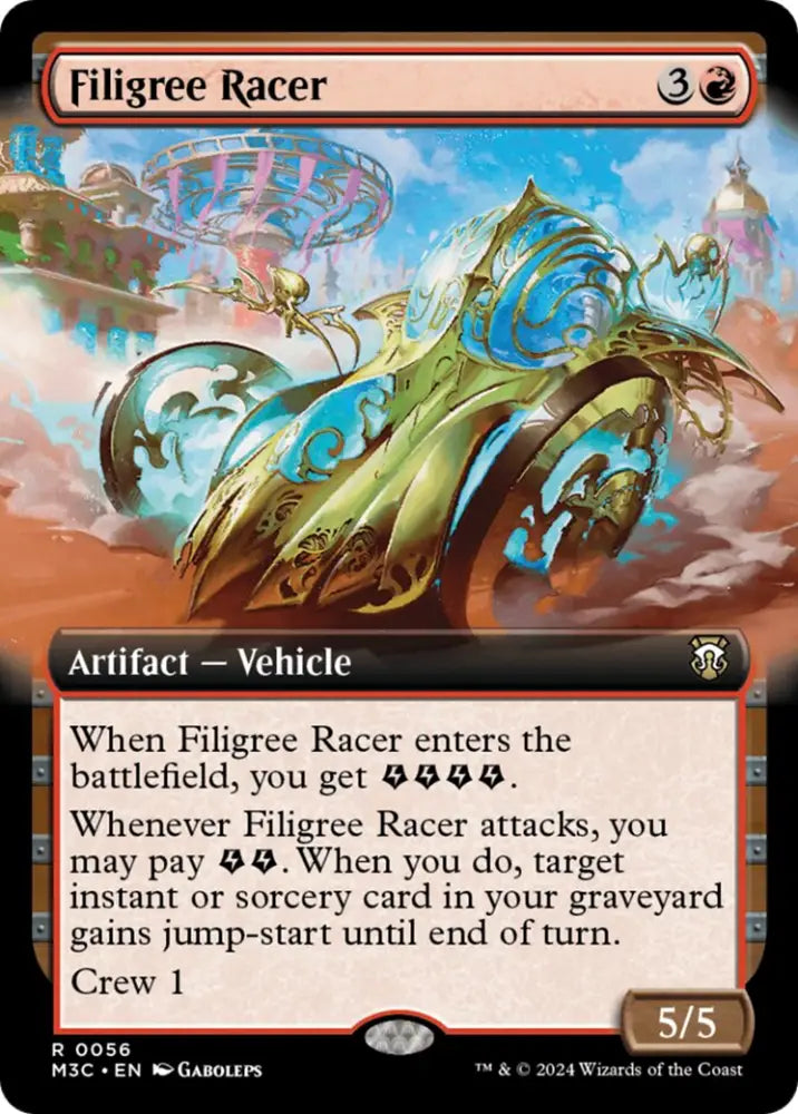 Filigree Racer (Extended Art) [Modern Horizons 3 Commander] - MTG Single