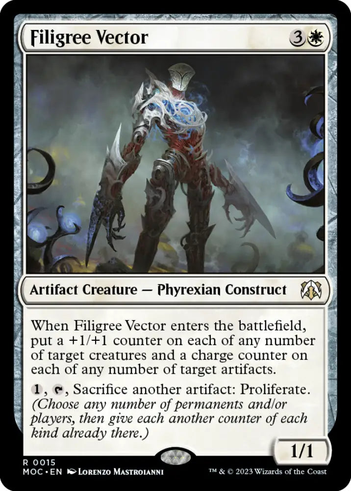 Filigree Vector [March of the Machine Commander] - MTG Single