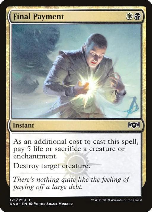 Final Payment [Ravnica Allegiance] - MTG Single