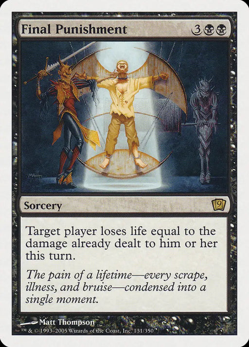 Final Punishment [Ninth Edition] - MTG Single