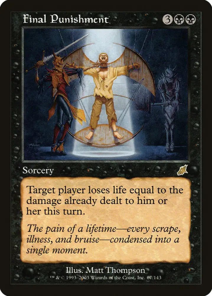 Final Punishment [Scourge] - MTG Single