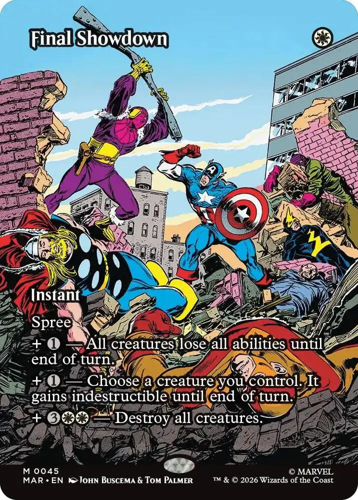 Final Showdown (Borderless) (45) [Marvel Universe Eternal-Legal]