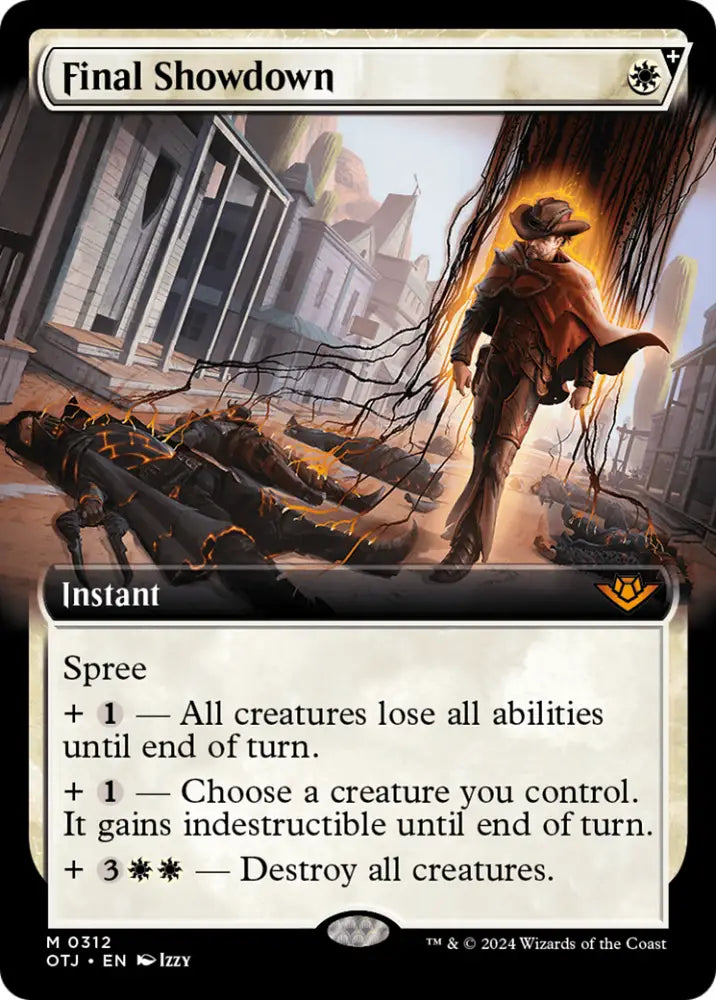 Final Showdown (Extended Art) [Outlaws of Thunder Junction] - MTG Single
