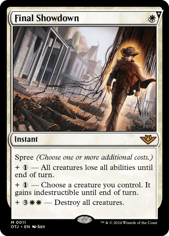 Final Showdown (Promo Pack) [Outlaws of Thunder Junction Promos] - MTG Single